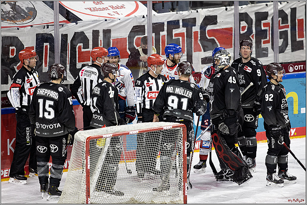 PENNY DEL;  Koelner Haie - Adler Mannheim; Koeln, 08.04.2021